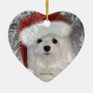 Snowdrop die maltesische Weihnachtsverzierung Keramikornament
