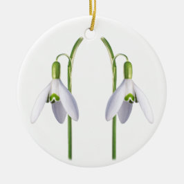 Snowdrop. Keramik Ornament