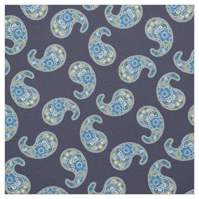 Snowdrop Paisley Stoff (Muster)