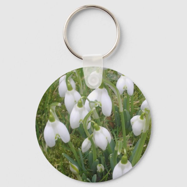 Snowdrop-Schlüsselanhänger Schlüsselanhänger (Vorderseite)