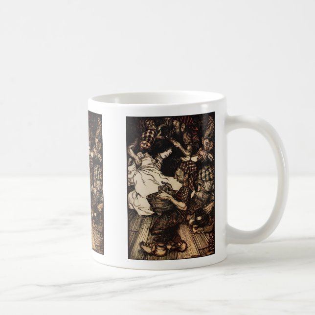 Snowdrop und die Zwerge Kaffeetasse (Rechts)