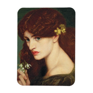 Snowdrops, 1873 (Öl auf Leinwand) Magnet