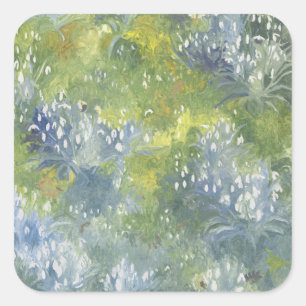 Snowdrops 2014 quadratischer aufkleber