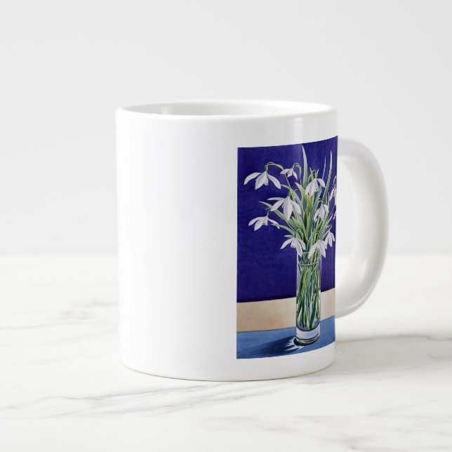 Snowdrops Jumbo-Tasse (Vorderseite Rechts)