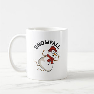 Snowfall Funny Snow Puns Kaffeetasse