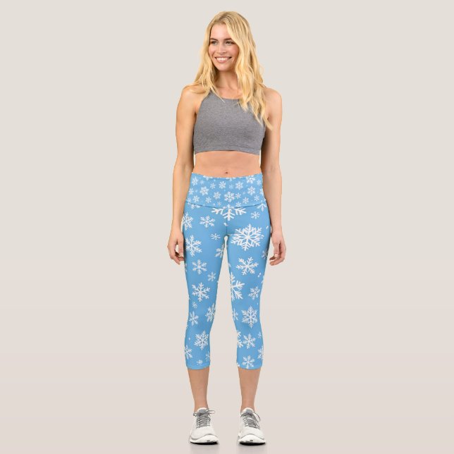 Snowfall Serenade Capri Leggings (Vorderseite)