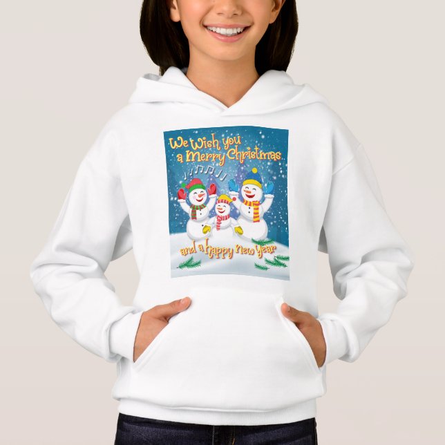 SnowFamily - Weihnachten und Neues Jahr - Ugly Swe Hoodie (Vorderseite)