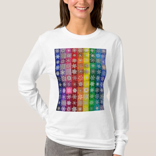 Snowfänger Snowflake Rainbow T - Shirt (Vorderseite)