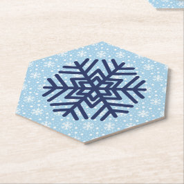 Snowflake Absorbent Christmas Untersetzer