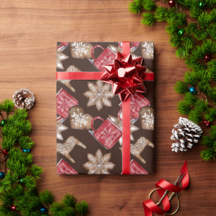 Snowflake Abstrakt Weihnachten Weihnachten Weihnac Geschenkpapier
