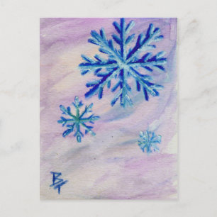 Snowflake ACEO Postkarte