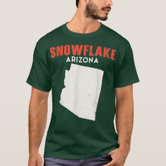 Snowflake Arizona USA State America Travel Arizoni T-Shirt