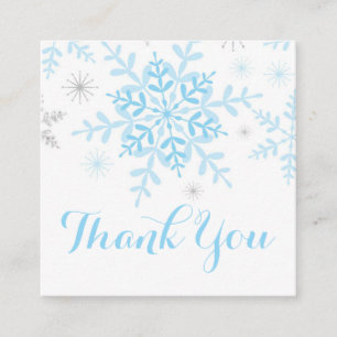 Snowflake Baby Boy Dusche Gefallen Tag Blue Silver