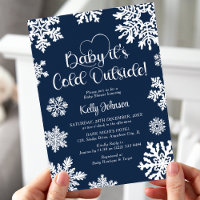 Snowflake Baby Es ist kalt draußen Babydusche