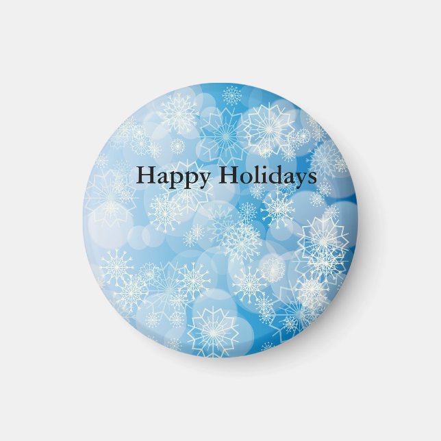 Snowflake background magnet (Vorne)