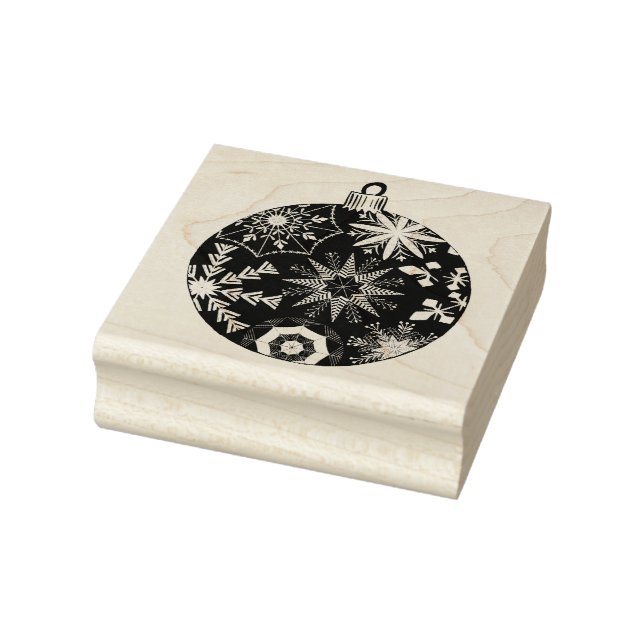 Snowflake Bauble Gummistempel (Stempel)