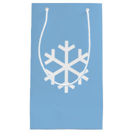 Snowflake Christmas Blue-Geschenktasche Kleine Geschenktüte