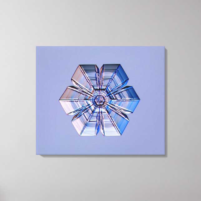 Snowflake Crystal Leinwanddruck (Vorderseite)