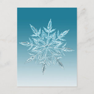 Snowflake Crystal Postkarte