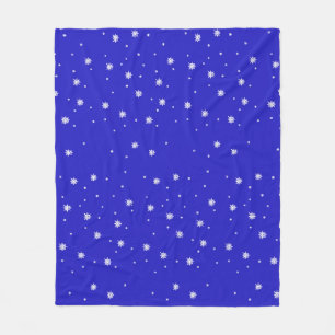 Snowflake Dance Pattern Fleecedecke