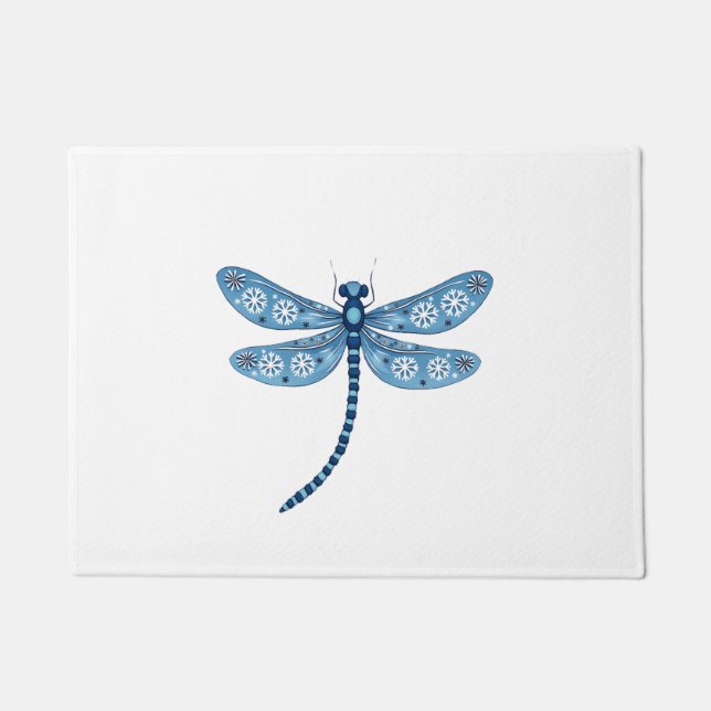 Snowflake Dragonfly Spirit Fußmatte (Vorderseite)