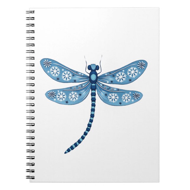 Snowflake Dragonfly Spirit Notizblock (Vorderseite)