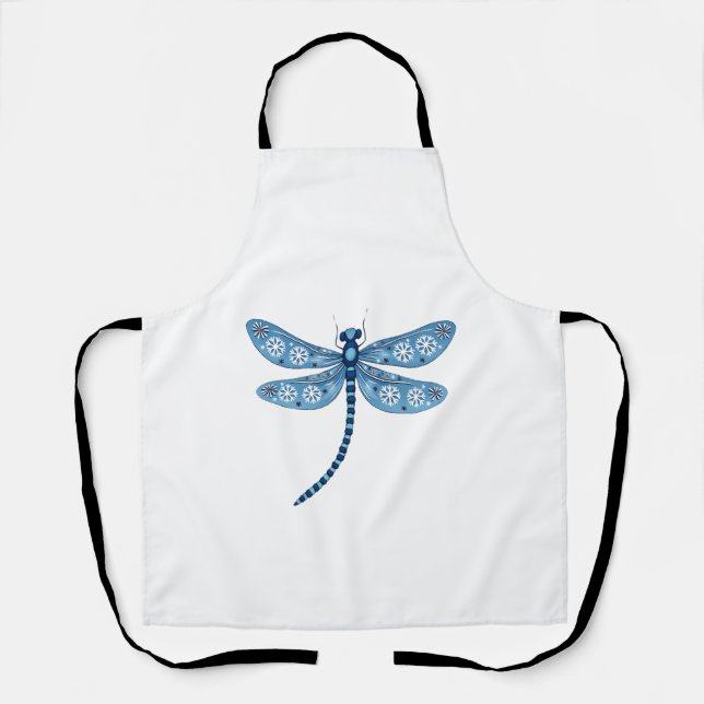 Snowflake Dragonfly Spirit Schürze (Vorderseite)