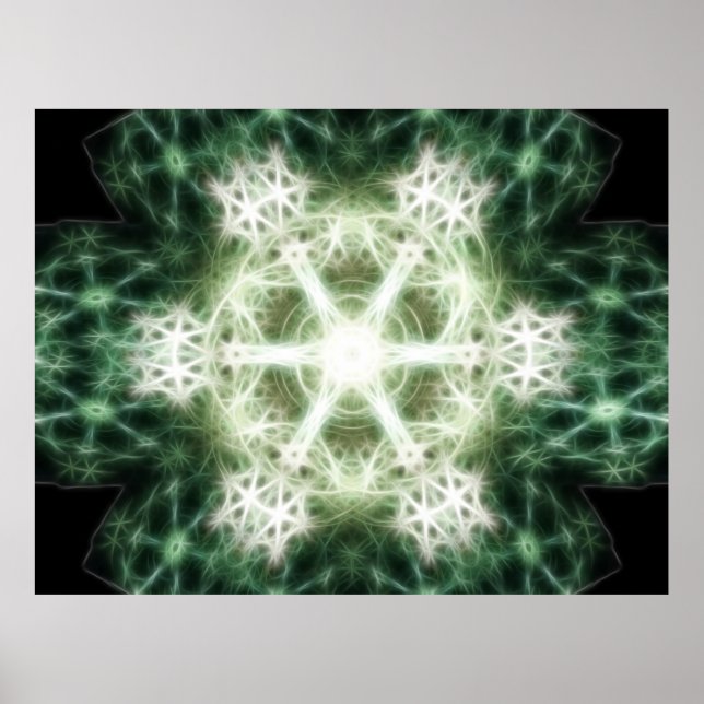 Snowflake Energetics Poster (Vorne)