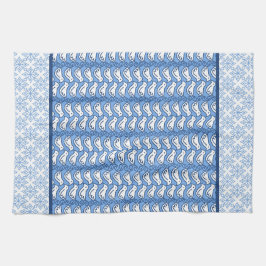 Snowflake et Dove Motif hiver serviette de cuisine