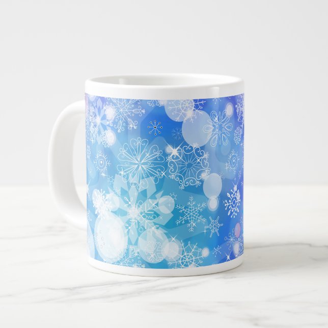 Snowflake Fantasy Jumbo-Tasse (Vorderseite Links)