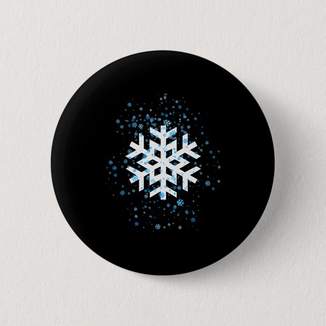 Snowflake For Women  Button (Vorderseite)