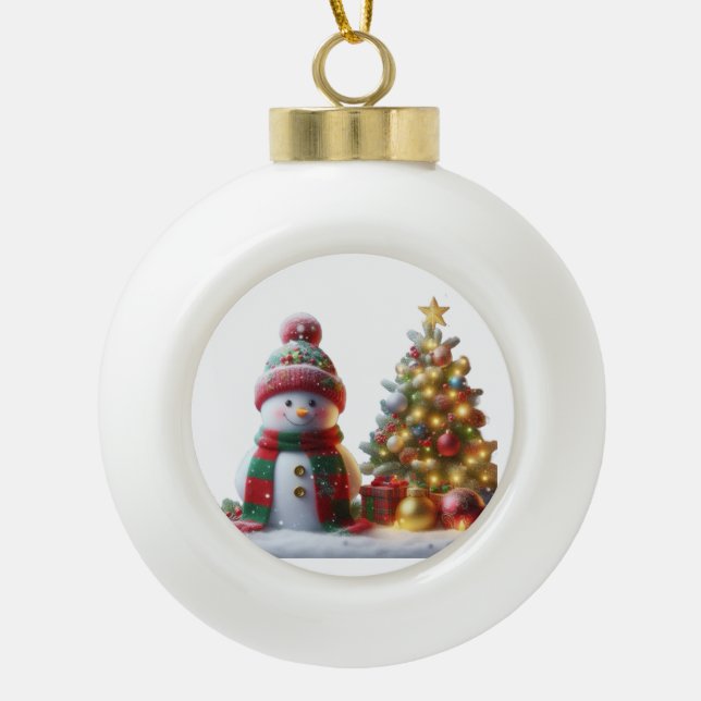 Snowflake Framed Ornament (Vorderseite)