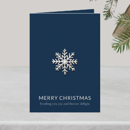 Snowflake Frohe Weihnachtskarte Karte