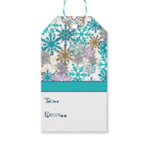 Snowflake-Geschenketags