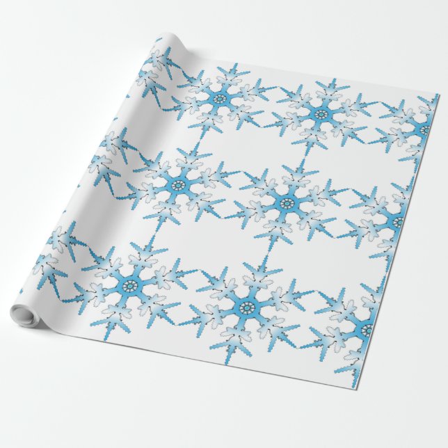 SNOWFLAKE GESCHENKPAPIER (Ungerollt)