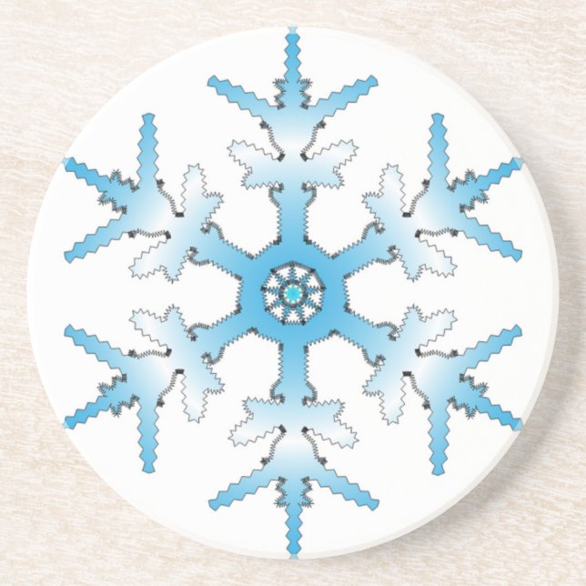 SNOWFLAKE GETRÄNKEUNTERSETZER (Vorne)
