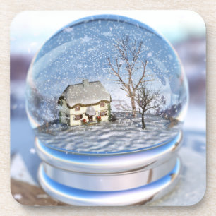Snowflake Globe Cork Untersetzer