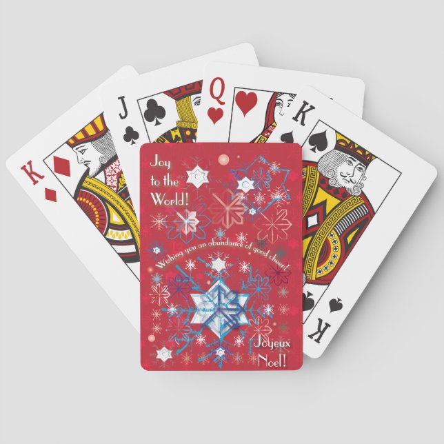 Snowflake Greetings I Spielkarten (Rückseite)