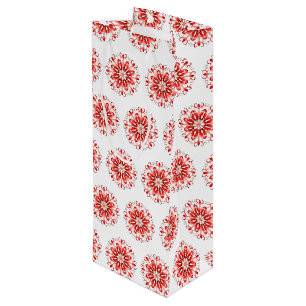 Snowflake Holiday Geschenktasche Geschenktüte Für Weinflaschen