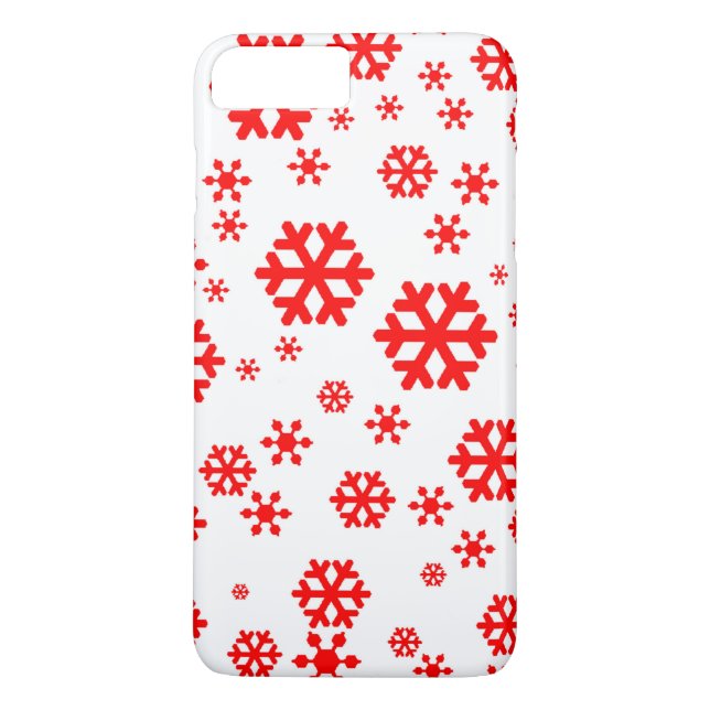 Snowflake Holiday iPhone Case (Rückseite)