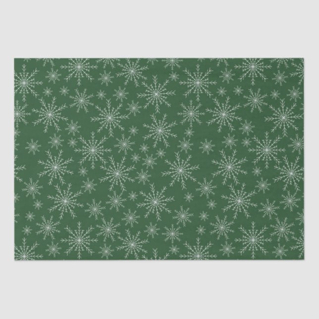 Snowflake Holiday Seidenpapier (Vorderseite)