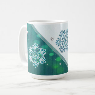 Snowflake Jewelen 3D Kaffeetasse