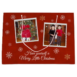 Snowflake Kisses Große Geschenktüte