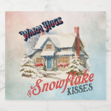 SnowFlake Kisses Label-Set