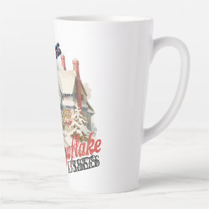 SnowFlake Kisses Latte-Tasse Milchtasse