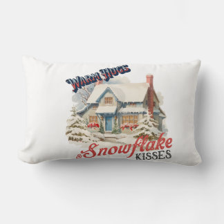 SnowFlake Kisses Throw Kissen Kissen