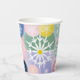 Snowflake-Konstellationen Pappbecher