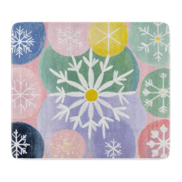 Snowflake-Konstellationen Schneidebrett