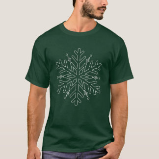 Snowflake Kontur Design T-Shirt