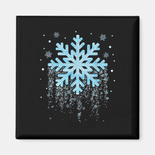 Snowflake Kostüm Winter Weihnachten Matching Mens  Magnet